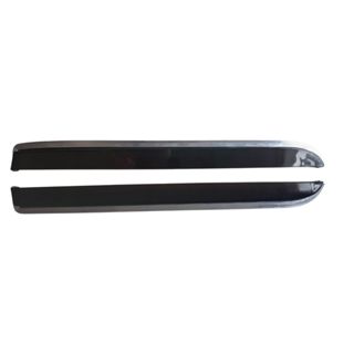 Calha De Chuva Caminhão A10 / C10 / D10 Acrílico Fumê - Com Friso em Oferta na Shopee