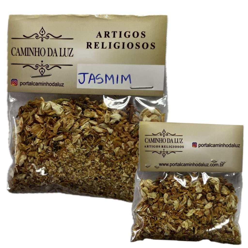 Banho De Ervas Jasmim - Mix De Ervas 100% Naturais | Umbanda Candomblé