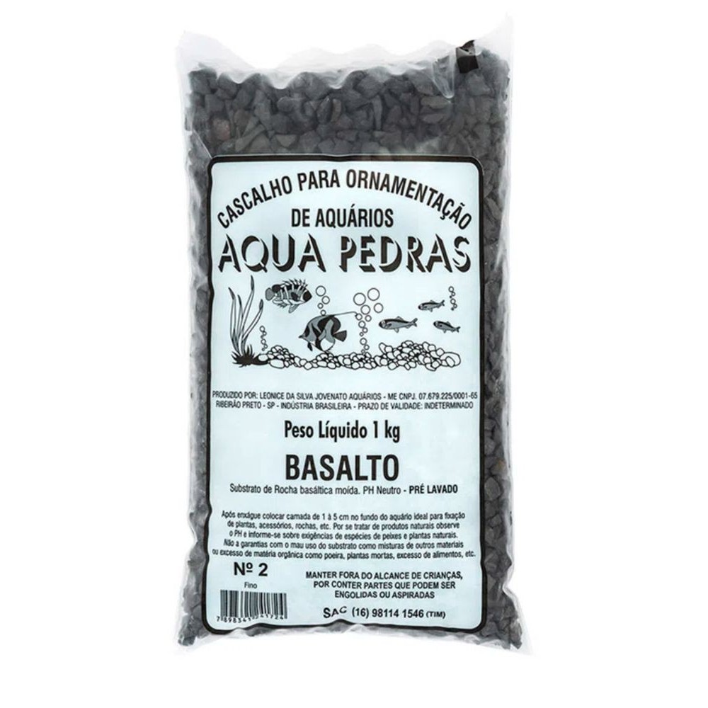Substrato Basalto Aqua Pedras 1kg N-2 aquarios e lagos em Oferta na Shopee
