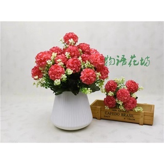 Flor Artificial 5 Bolas Crisântemo Simulação Bouque FR619 em Oferta na Shopee