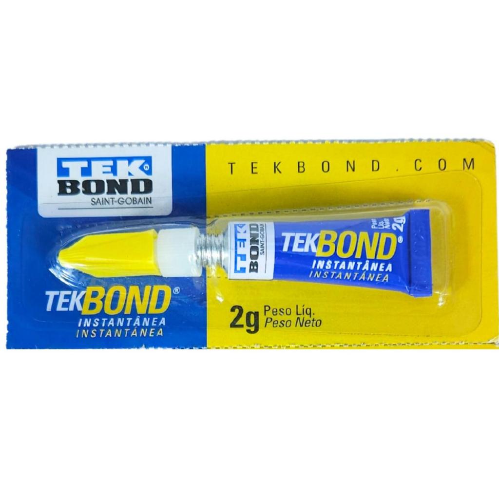 Detalhes do Cola Adesiva Instantânea 2g Tekbond - Tk31216