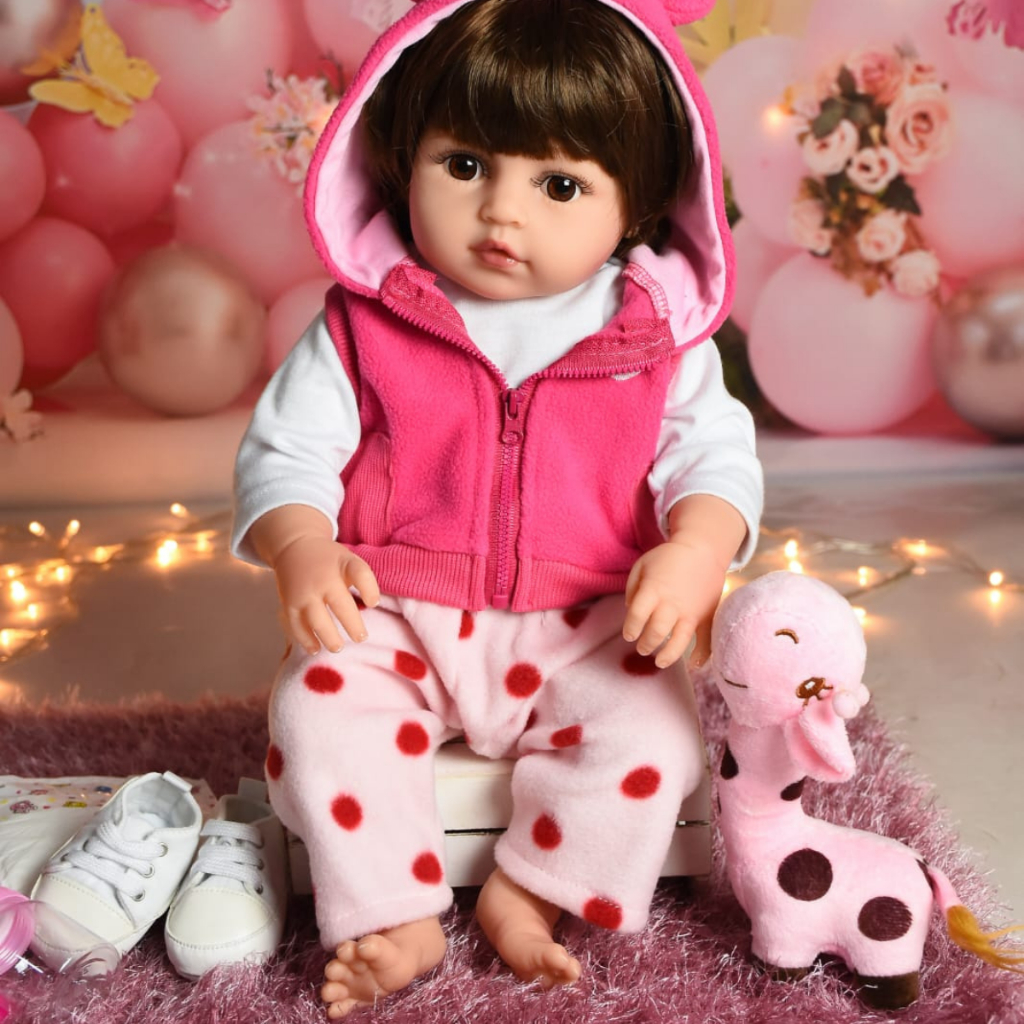 Bebê Sweetie Reborn (R) Silicone-doll 48cm