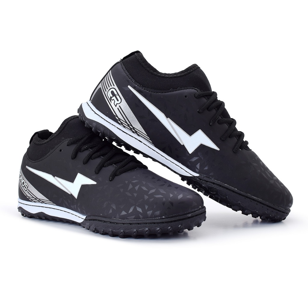 Chuteira Botinha Society Masculino Adulto Feminino Cronos Dynamics Grama Sintética Sola Costurada