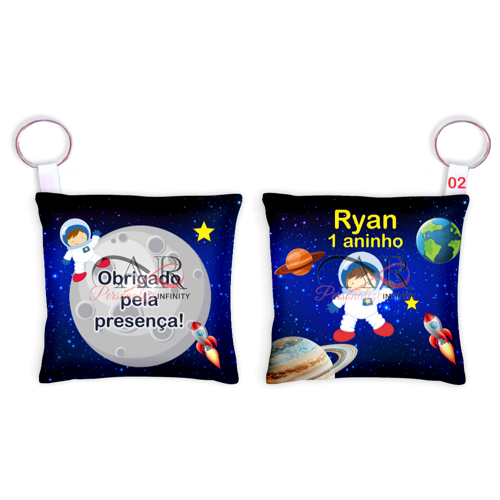 Almochaveiro Astronalta Lembrancinhas Personalizadas Temas aniversário