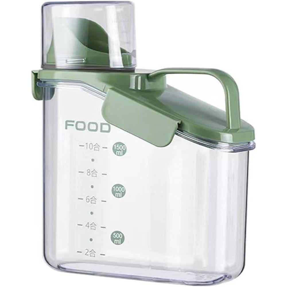 Pote Hermético De Acrílico Com Bico Tampa Dosadora Organizador Alimento Arroz Grãos Multiu...