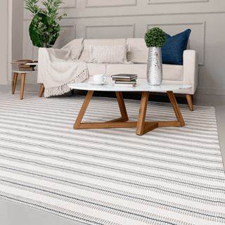 Tapete Sala Quarto 200x250 Antiderrapante de Algodão Cru Artesanal Grande Minimalista Pelo Baixo em Oferta na Shopee