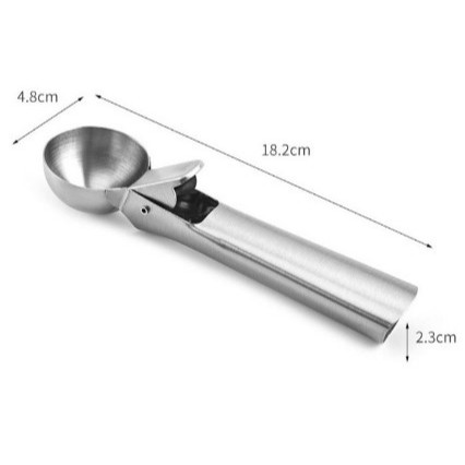 DAGUAN Colher de Sorvete Inox Com Ejetor Manual/ · foto 2