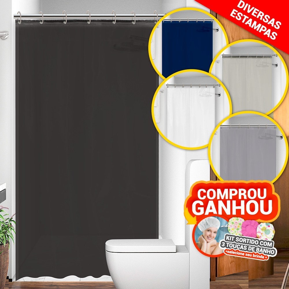 Cortina para Box de Banheiro Lavável: Onde Comprar | BuscaProdutos