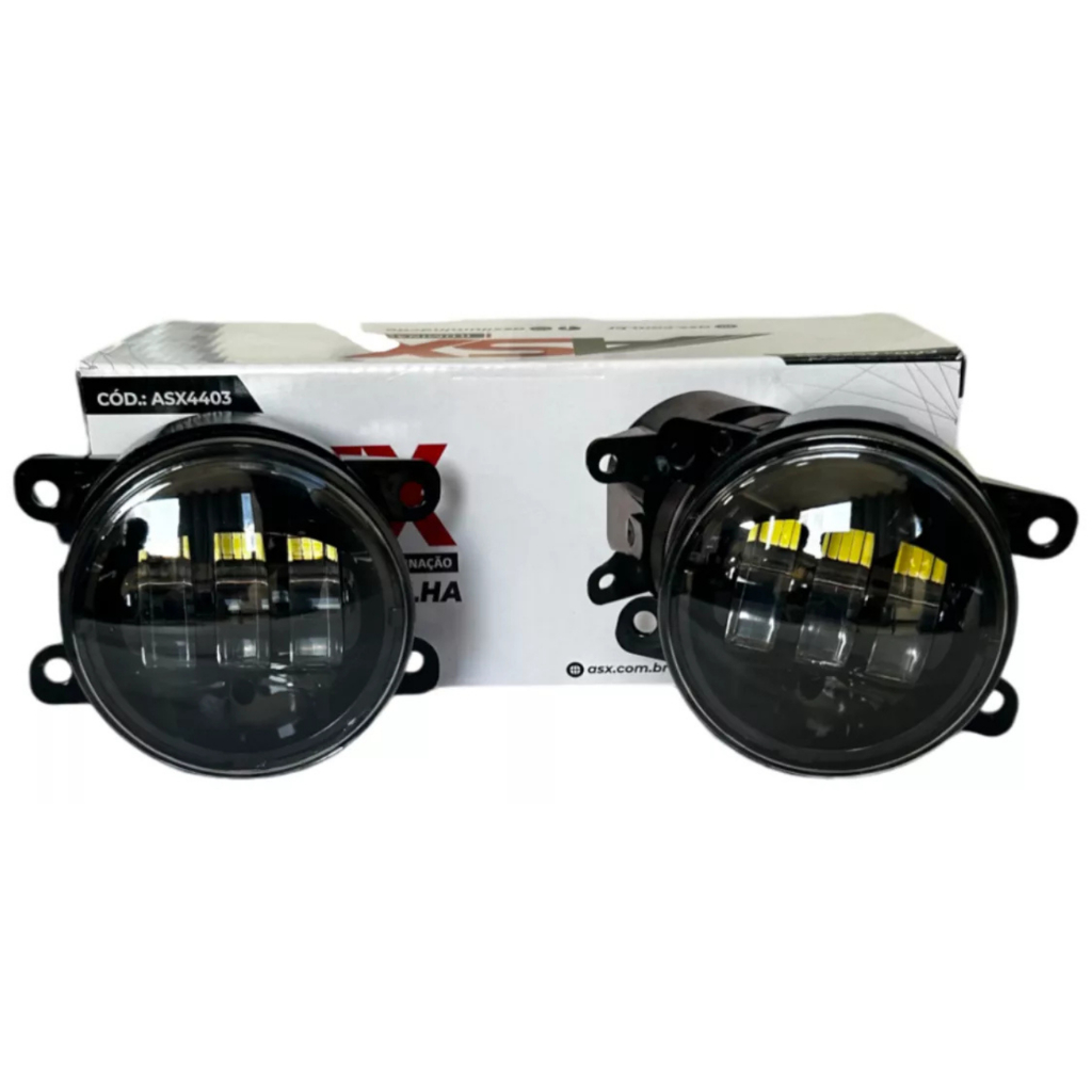 Par Farol De Milha Asx Modelo Diversos 12-60v 5.000lumens 40w 6000k em Oferta na Shopee