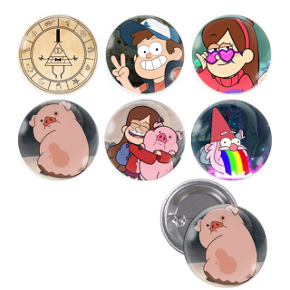 Cartela De Buttons Pins Broche Gravity Falls Bill Cipher Com 6 Unidade Desenho / Anime / Geek / Nerd em Oferta na Shopee