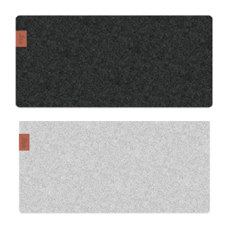 Mousepad Essential Office, Feltro 90x40cm, Porta Copo, Antiderrapante, Bordas Costuradas, MPEXL, ELG em Oferta na Shopee