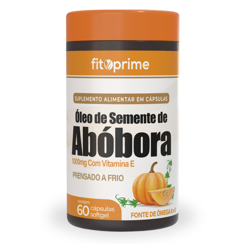 Óleo De Semente De Abóbora 1000mg 60cps - Fitoprime em Oferta na Shopee