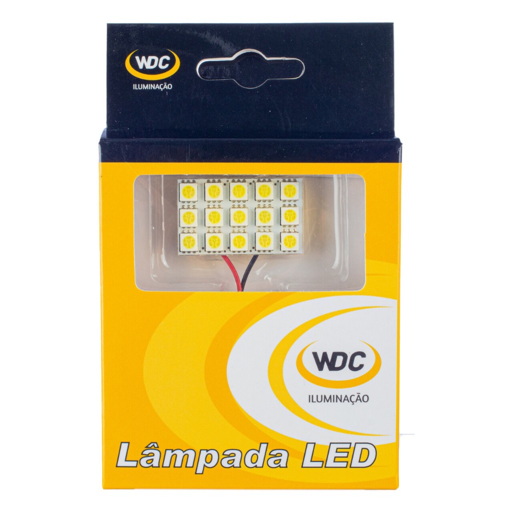LÂMPADA LED UNIVERSAL TORPEDO (PLACA 15 LEDS 5050)