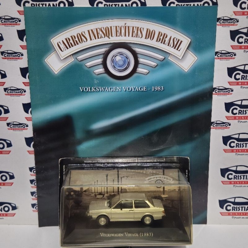 Volkswagen Voyage 1983 Carros Inesquecíveis do Brasil 1/43