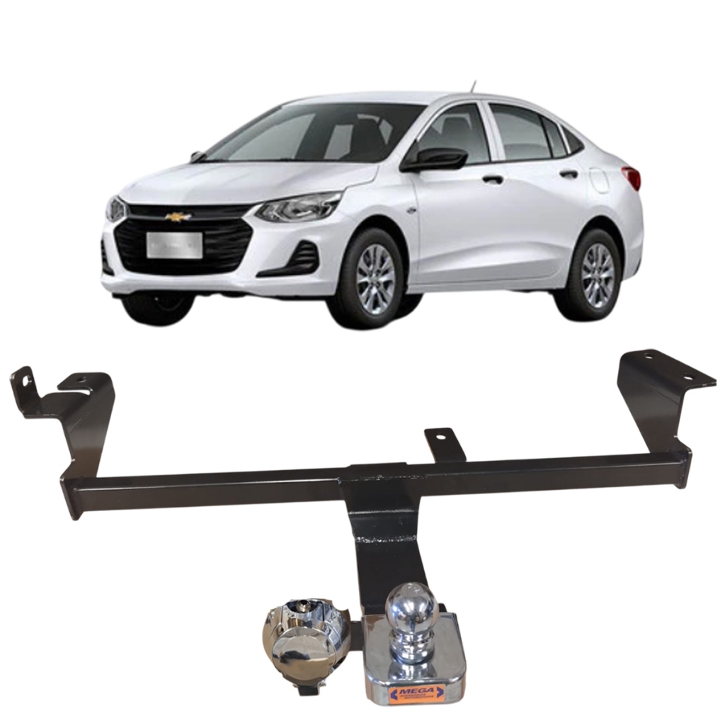 ENGATE COMPLETO COM REBOQUE ONIX HATCH 2020 EM DIANTE em Oferta na Shopee