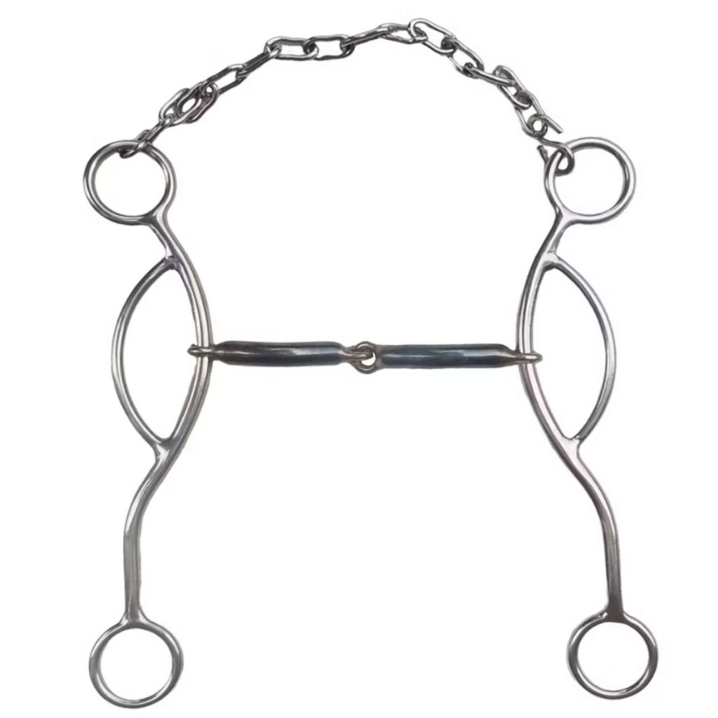 Freio Levantador Inox Bocal De Ferro Para Cavalos Melhor Preço! em Oferta na Shopee