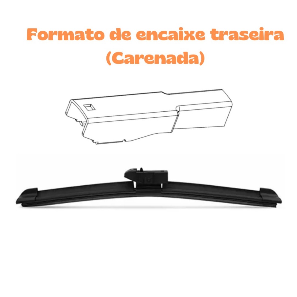 Palheta Limpador Ford Ka 2014 2015 2016 2017 2018 2019 Traseiro SHOPEE · foto 2