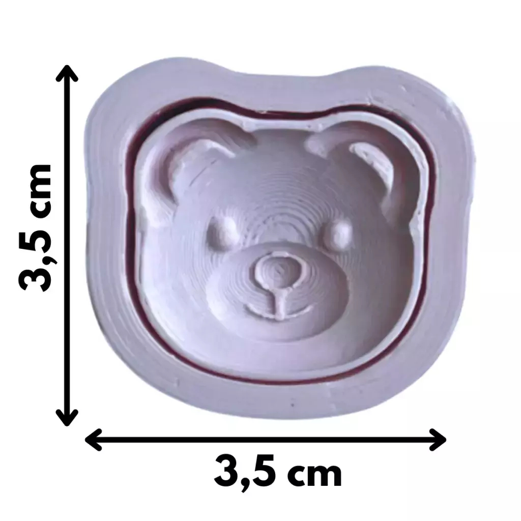 Modelador Ejetor Ursinho Fofo para Brigadeiro, Doce, Massa e Biscoito