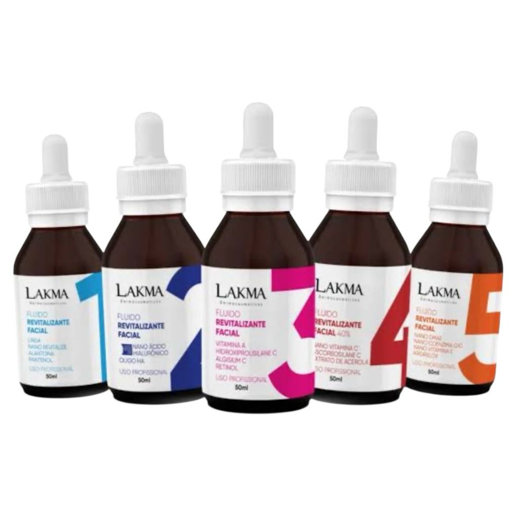 Lakma Kit Fluidos Revitalizantes Microagulhamento Led Laser