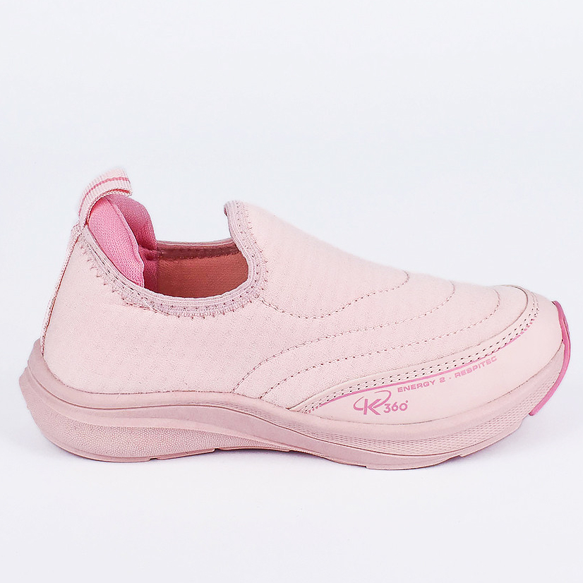 Tênis Infantil K360 Rosa Energy Menina Calce Fácil Moderno Delicado Respitec Anatômico em Oferta na Shopee