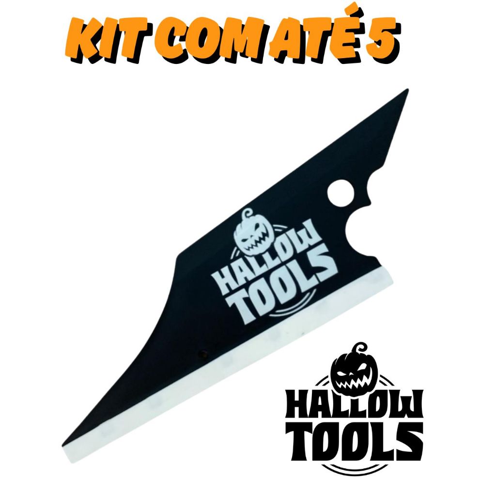 Kit com até 05 Espátulas Batman para Insulfilm e Envelopamento Profissional - Hallow Tools