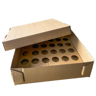 CAIXA P/ MINI CUPCAKE PARA 30 UNIDADES - 35 X 35 X 10 - PACOTE COM 10 UNIDADES. em Oferta na Shopee