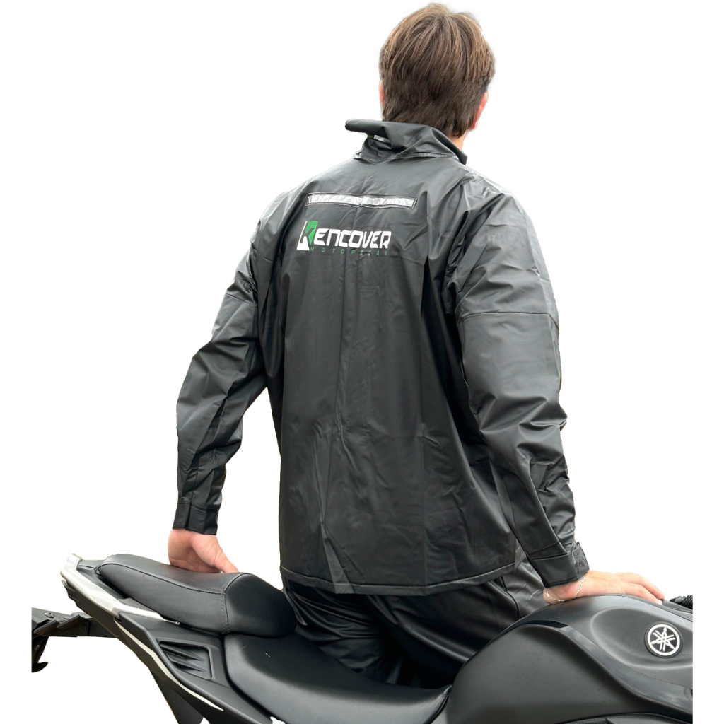 Capa de Chuva Impermeavel Conjunto Completo Pvc Combate kencover Para Motoqueiro Adulto