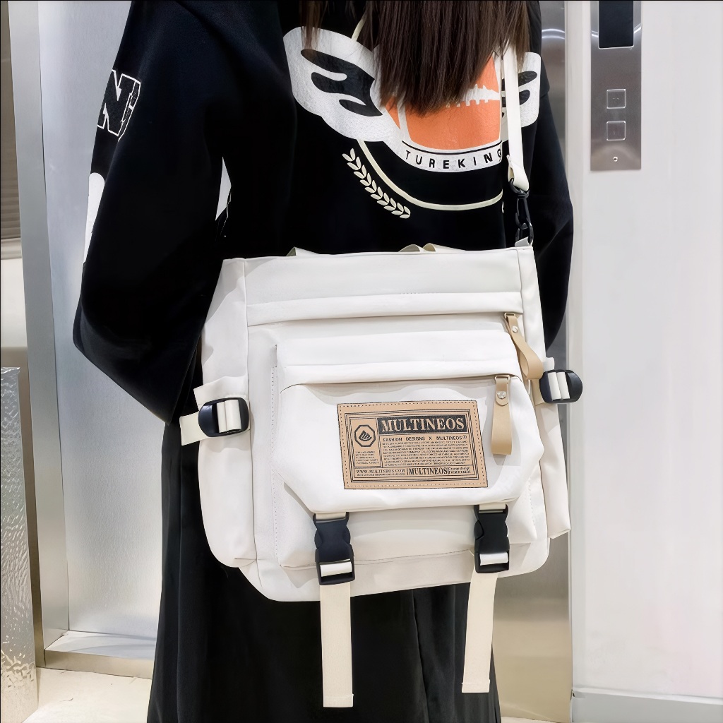 Bolsa Grande Sacola Feminina Masculino Grande De Ombro Tecido Nylon Reforçado Lançamento Acompanha 2 Alças Fashion