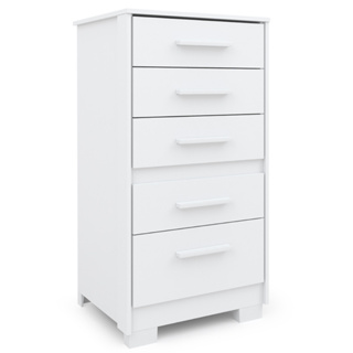 Cômoda Para Casas Quartos Reforçada 5 Gavetas Espaçosas Para Baby Gaveteiro Organizador Bebê Prymacy em Oferta na Shopee