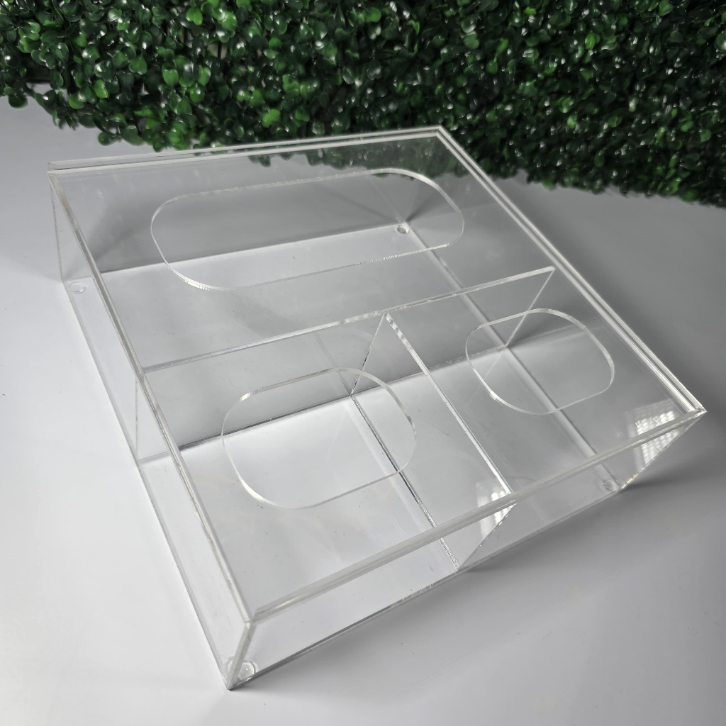 Suporte Triplo De Mesa P/ Mascaras, Toucas, Luvas, Pro pé em Oferta na Shopee