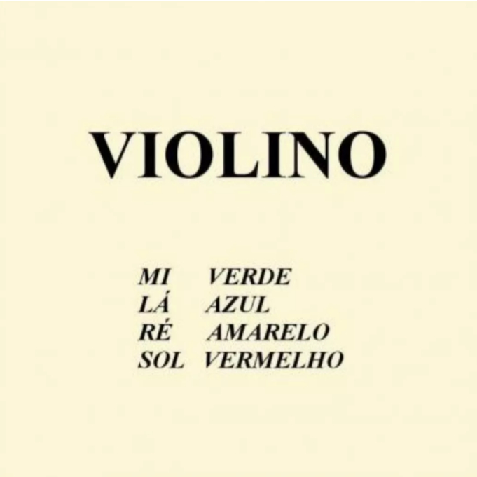 Encordoamento Mauro Calixto Violino