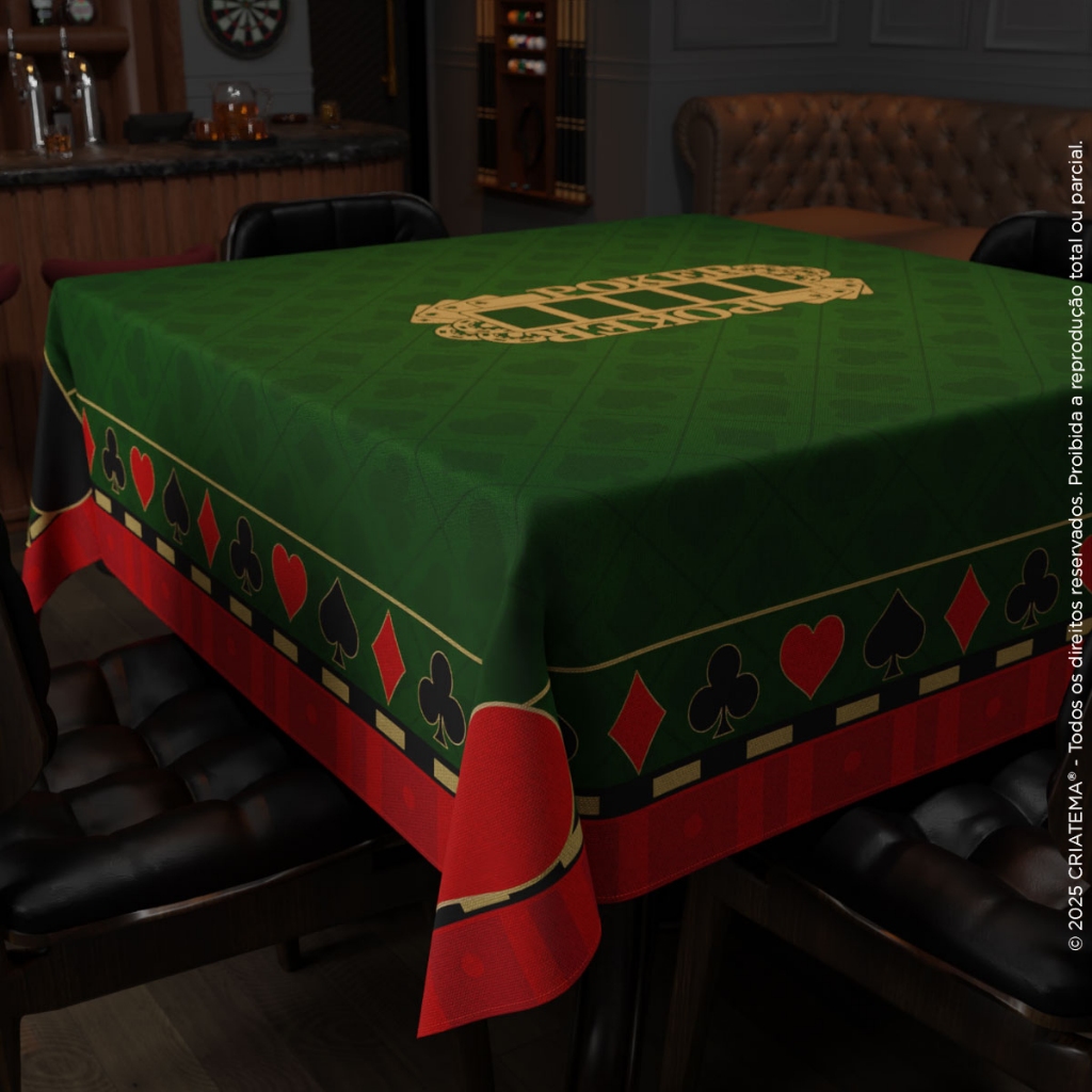 Toalha de Jogo Aveludada para Mesa Jogo de Cartas Truco Poker 4/6 lugares - Quadrada e Retangular em Oferta na Shopee