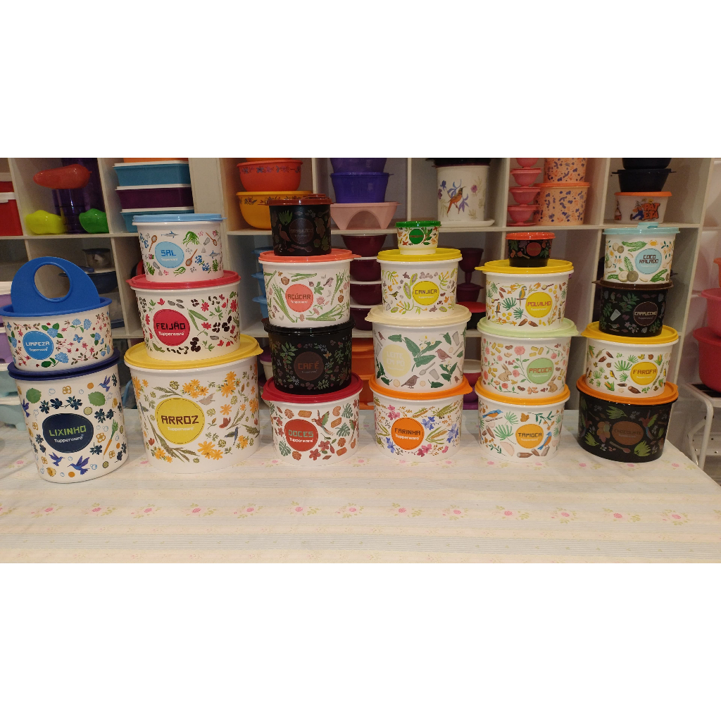 Linha Floral Tupperware de Mantimentos👀💯
