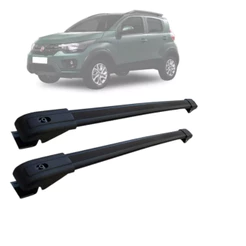 Rack Travessa Fiat Mobi Way Bagageiro De Teto Alumínio