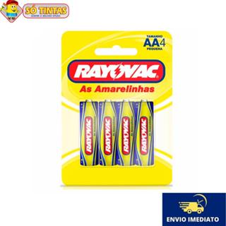 Pilhas As Amarelinhas Rayovac Tamanho AA4 - Cartela com 4 em Oferta na Shopee