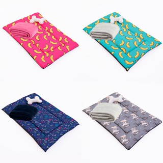 Kit 3 Peças Mantinha Ossinho Pet Colchonete Cobertor Coberta Cobertinha Osso Brinquedo Cachorro Gato em Oferta na Shopee