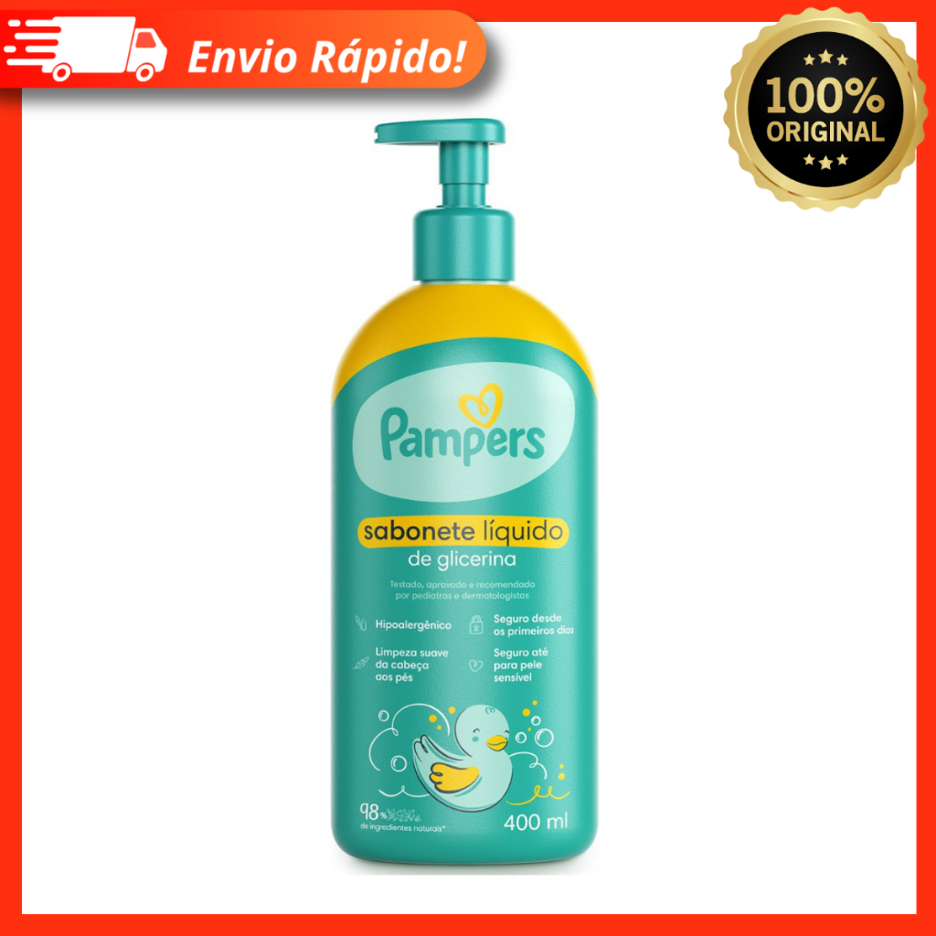 Pampers Glicerina - Sabonete Líquido 400ml