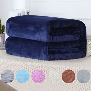 Manta Casal Soft Antialérgica 2,00x1,80Mt Lisa Várias Cores em Oferta na Shopee