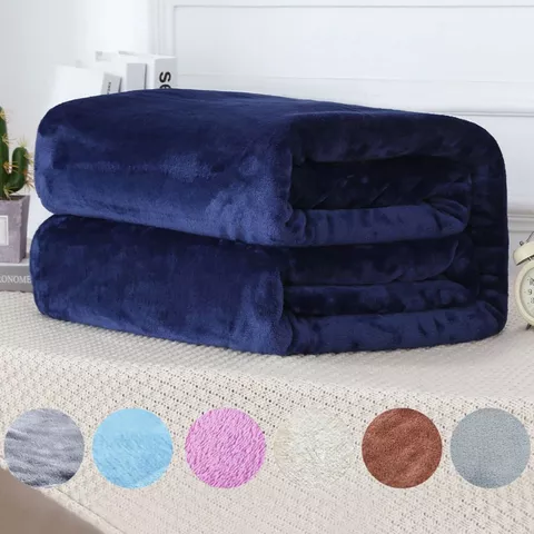 Manta Casal Soft Antialérgica 2,00m X1,80m  Lisa Várias Cores