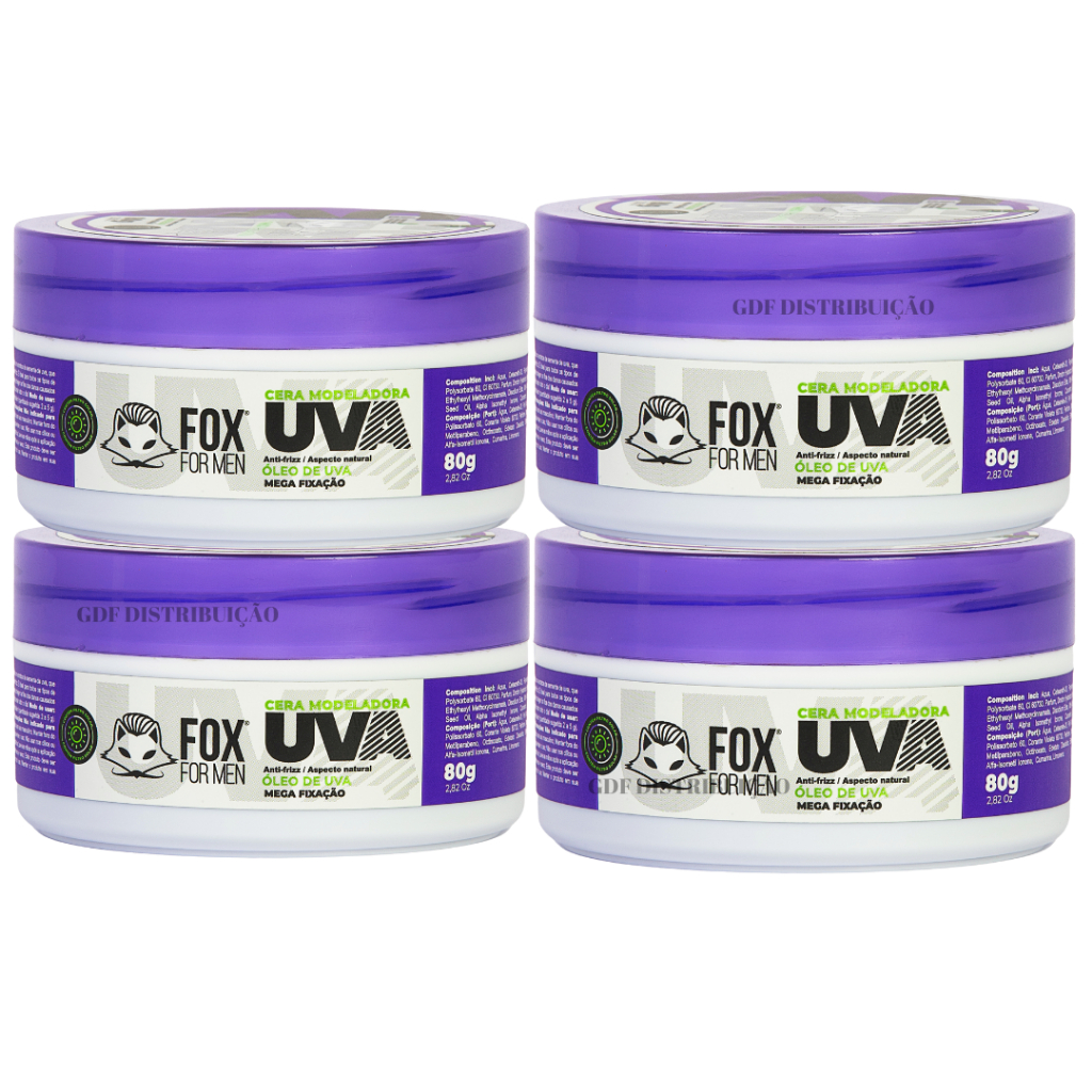 Cera Modeladora Uva 80g Fixação Forte Anti-Frizz e Brilho em Oferta na Shopee