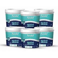 Kit com 6 Rejunte Epóxi Azul Royal Portokoll em Oferta na Shopee