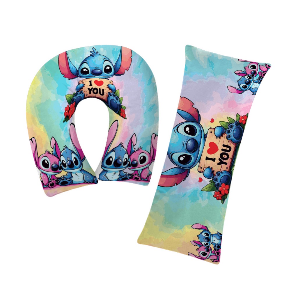 Kit Travesseiro De Pescoço Adulto Para Descanso E Mini Xuxão Luxos Lindos Cores Pink em Oferta na Shopee