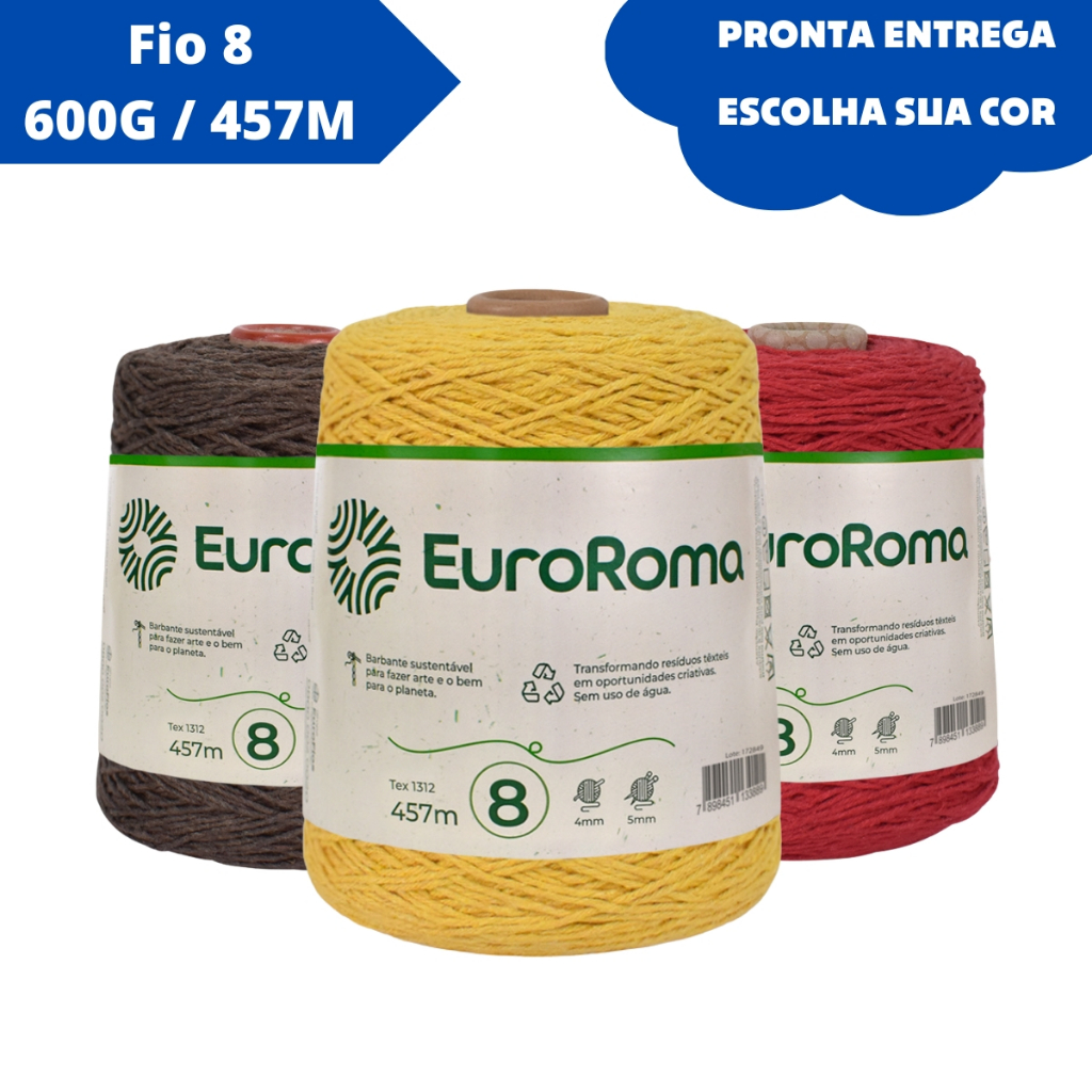 O que é Barbantes Euroroma Número 8? Guia e Onde Comprar | BuscaProdutos