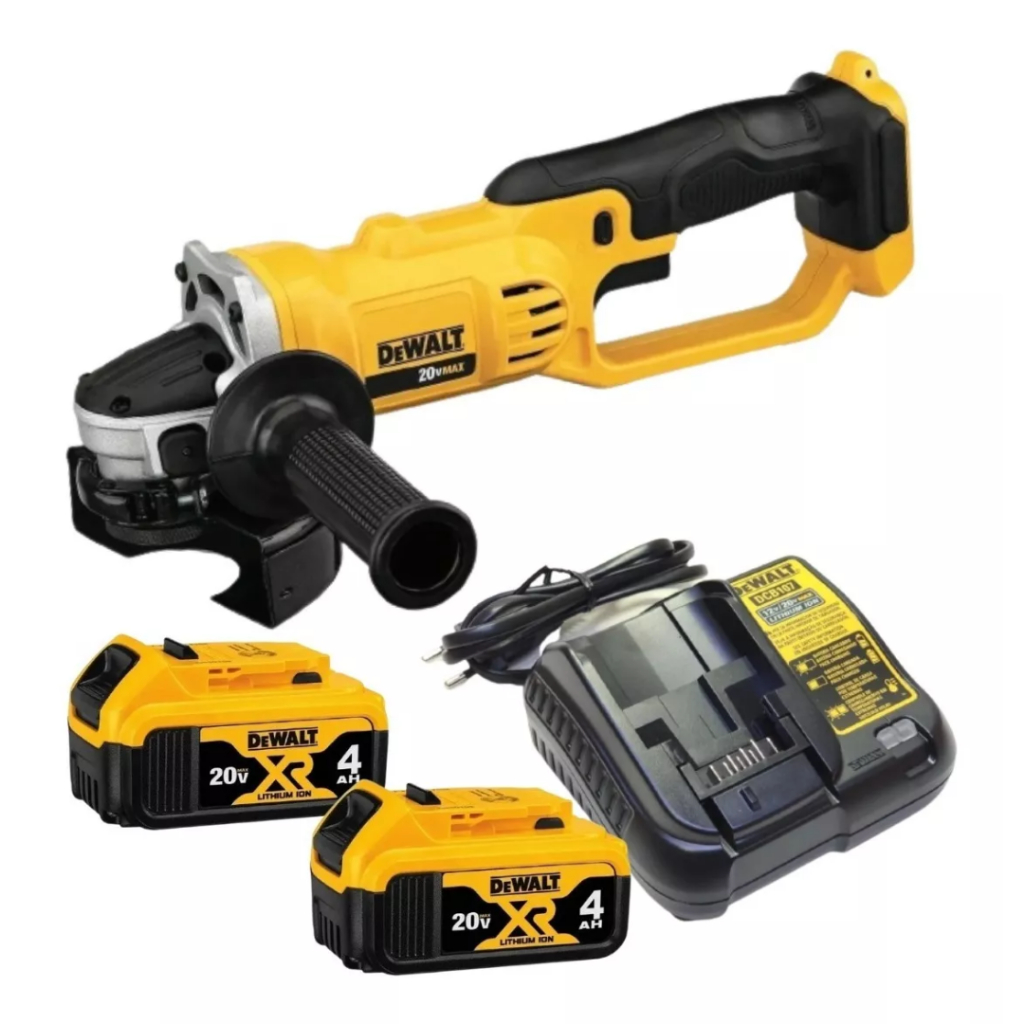 Lixadeira Esmerilhadeira com 2 Baterias 20v 4ah 4.1/2 Dcg412 Biv em Oferta na Shopee