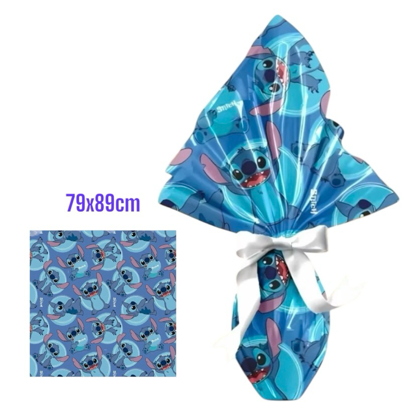 25 Folhas Ovos De Páscoa Stitche Embalagem STITCH 2025 Cromus 69x89cm off - Stationery