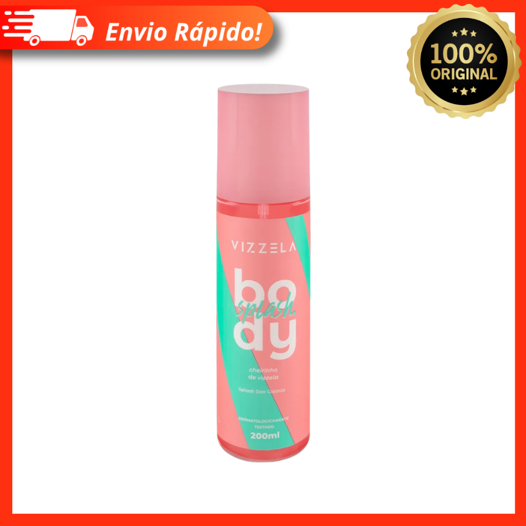 Body Splash Cheirinho de Vizzela 200ml - Vizzela