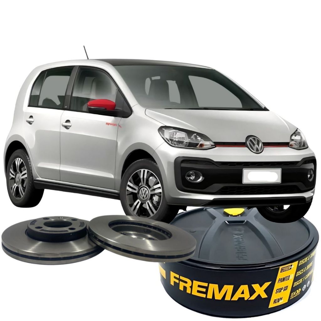 Par Disco De Freio Novo Dianteiro Ventilado Vw Up CrossUp em Oferta na Shopee