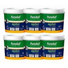 Kit com 6 un rejunte epóxi porcelanato bege portokoll em Oferta na Shopee