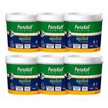 Kit com 6 un rejunte epóxi porcelanato bege portokoll em Oferta na Shopee