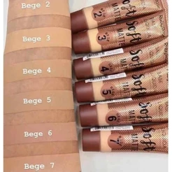 KIT Base Líquida Ruby Rose HB-8050 – Alta Cobertura, Efeito Matte e Toque Suave